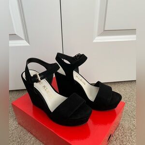 Anne Klein Platform Wedge Sandals Size 6